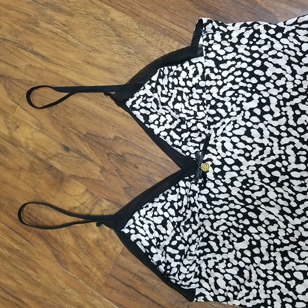 New Jessica Simpson Animal Print Babydoll Sexy Nighty Slip Size Large - Picture 2 of 11